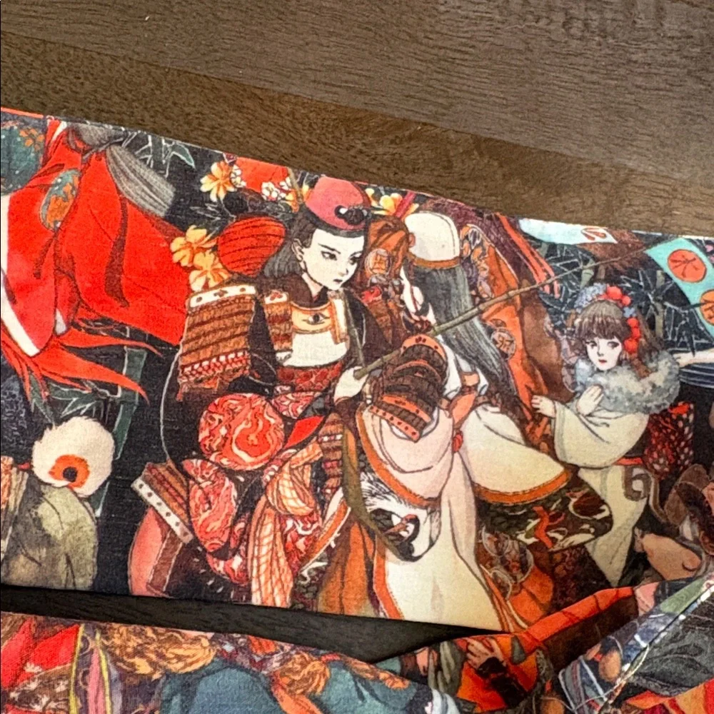 Japanese Pre-tied Sakuri Obi Belt with Velcro Fasteners